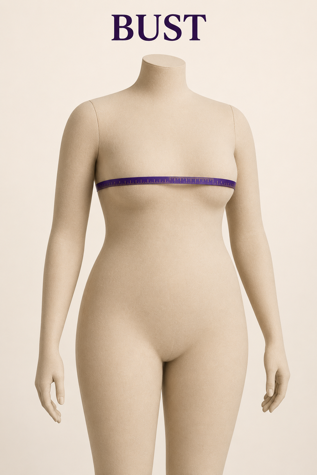 Bust measurement attire reference